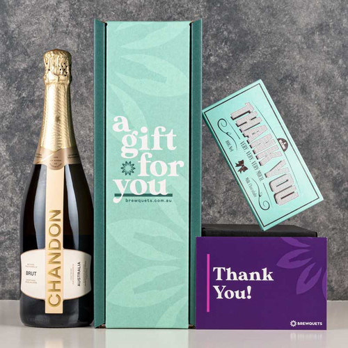 Thank You Sparkling Wine & Chocolate Hamper
