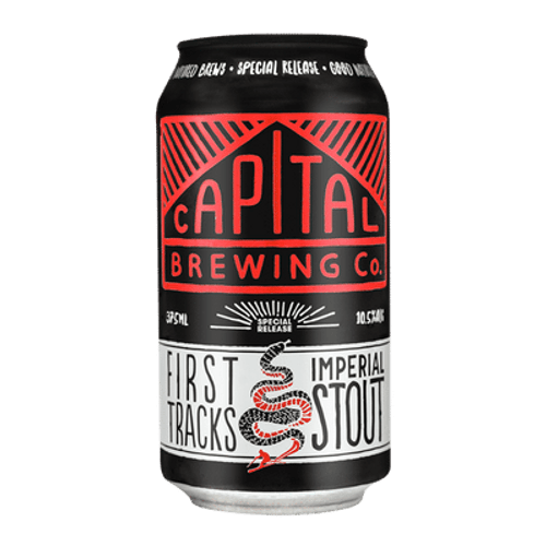Capital First Tracks Imperial Stout 375ml Can