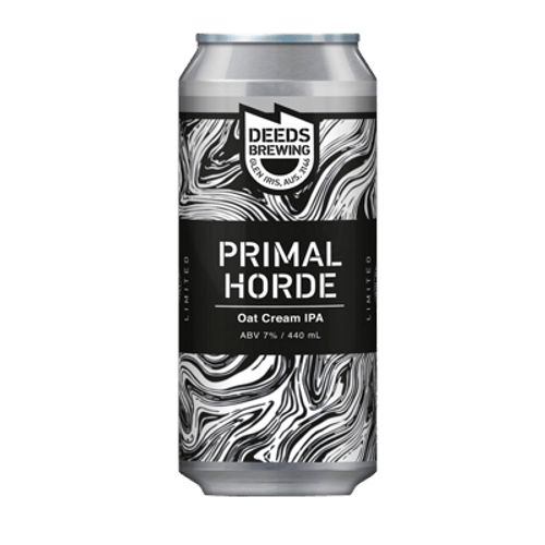 Deeds Primal Horde Oat Cream IPA