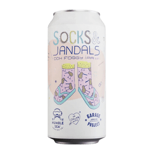 Garage Project x Humble Sea Brewing Socks & Jandals DDH Foggy IPA
