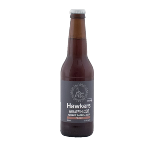 Hawkers Aquavit Barrel-Aged Peach Wheatwine 2018