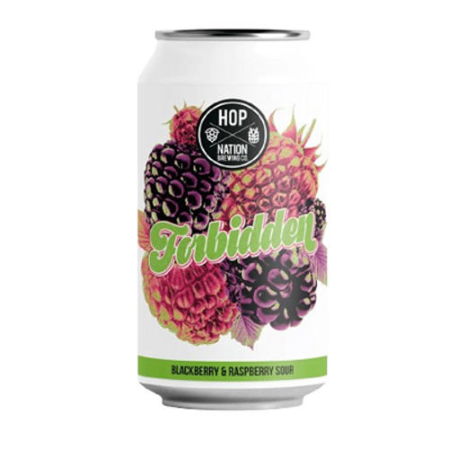 Hop Nation Forbidden Blackberry & Raspberry Sour 375ml Can