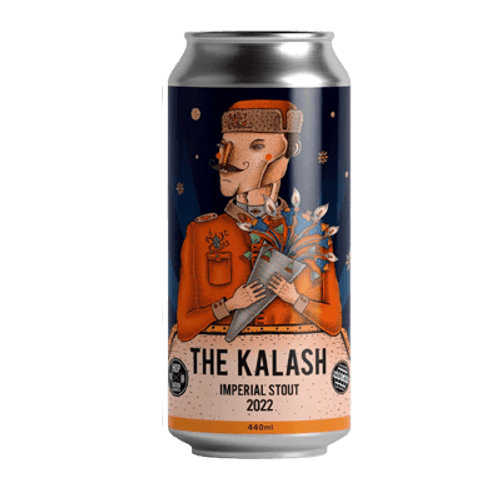 Hop Nation The Kalash 2022 Bourbon Barrel-Aged Imperial Stout 440ml Can
